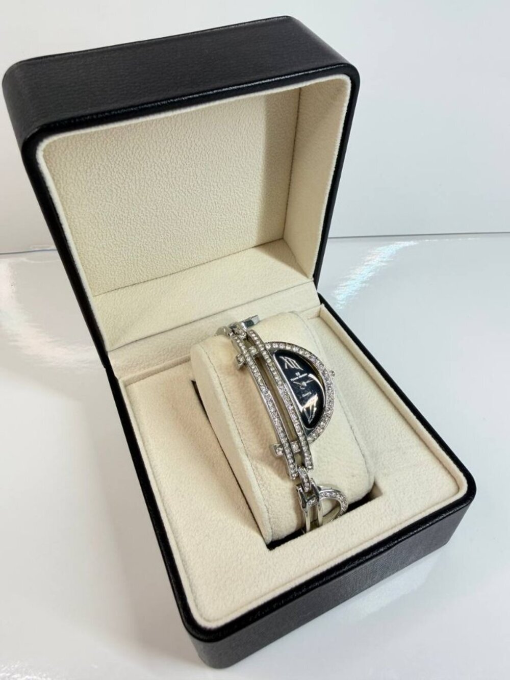 Victoria Sinclaire (VS) Crystal Accent Bracelet Watch - Picture 2 of 15